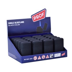 Αναπτήρας Prof Single Blue Flame Capsule Black